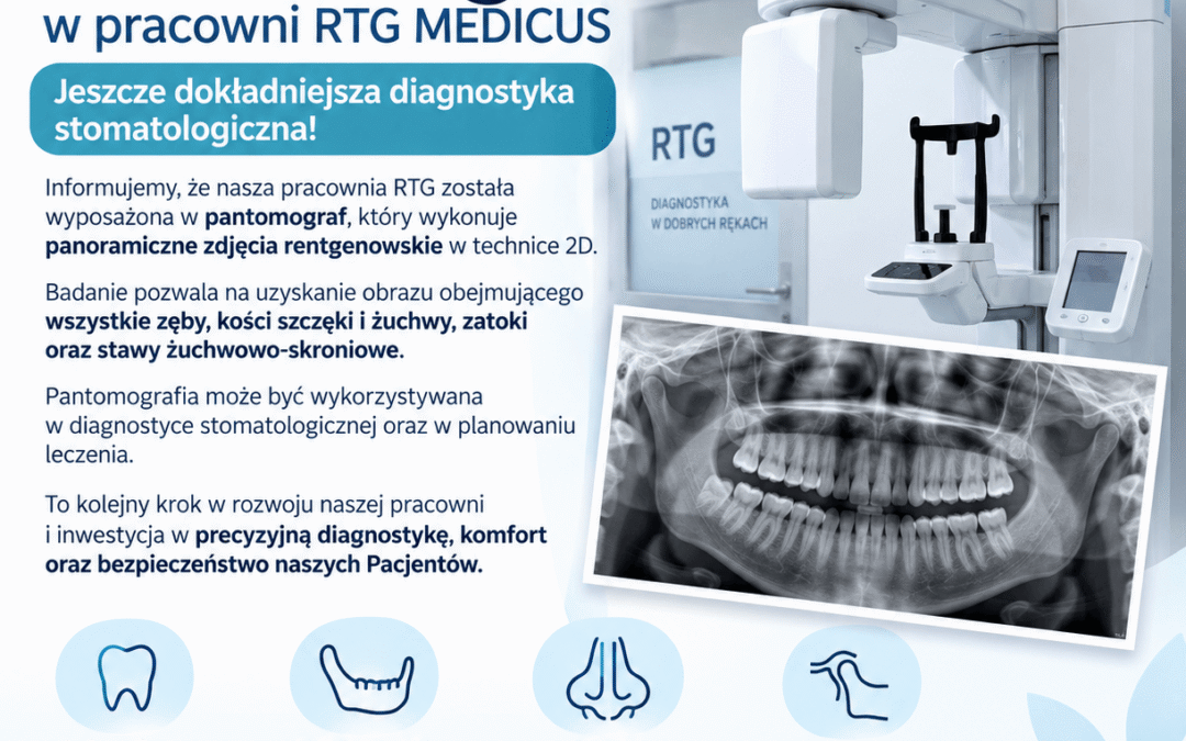 Pantomograf w pracowni RTG Medicus